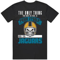 Fear Itself And Jacksonville Football Team Fan Badass Skull T Shirt