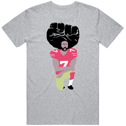 Colin Kaepernick Fist Afro Black Lives Matter Football Player Fan T Sh