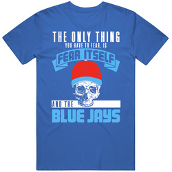 Fear Itself And Toronto Baseball Team Fan Badass Skull T Shirt