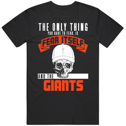 Fear Itself And San Francisco Baseball Team Fan Badass Skull T Shirt