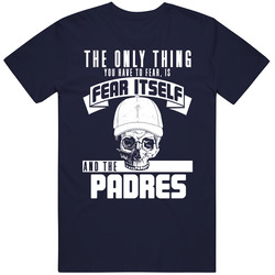 Fear Itself And San Diego Baseball Team Fan Badass Skull T Shirt