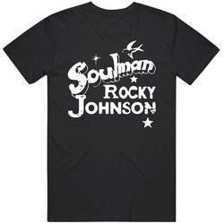 Soulman Rocky Johnson Wrestler Dwayne The Rock Dad T Shirt