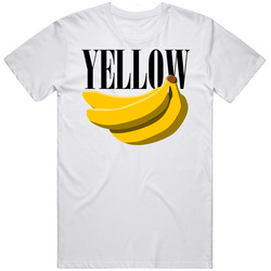 Yellow Banana Simple Color Food Trending T Shirt