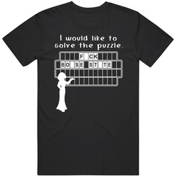 F-ck Boise State Wheel Puzzle Parody College Sports Supporter T Shirt