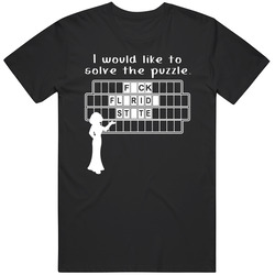 F-ck Florida State Wheel Puzzle Parody College Sports Supporter T Shir