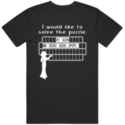 F-ck Mississippi Wheel Puzzle Parody College Sports Supporter T Shirt
