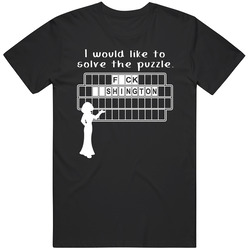 F-ck Washington Wheel Puzzle Parody College Sports Supporter T Shirt