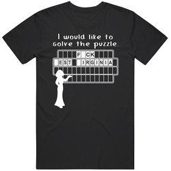 F-ck West Virginia Wheel Puzzle Parody College Sports Supporter T Shir