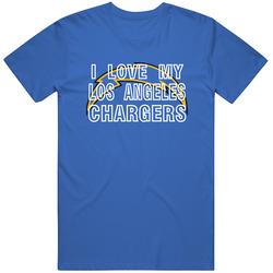 I Love My Team Los Angeles C Football Fan T Shirt