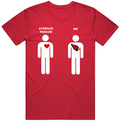 Average Person Then Me Arizona Football Fan T Shirt