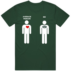 Average Person Then Me New York American Football Fan T Shirt