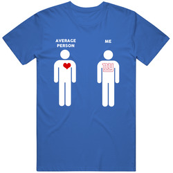 Average Person Then Me New York Football Fan T Shirt