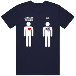 Average Person Then Me Los Angeles American Football Fan T Shirt
