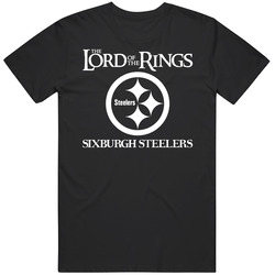 Lord Of The Rings Pittsburgh Sixburgh Football T Shirt