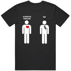 Average Person Then Me Chicago Baseball Fan T Shirt