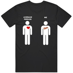 Average Person Then Me Baltimore Baseball Fan T Shirt