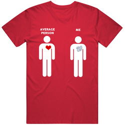 Average Person Then Me Washington Baseball Fan T Shirt