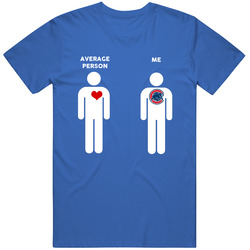 Average Person Then Me Chicago American Baseball Fan T Shirt