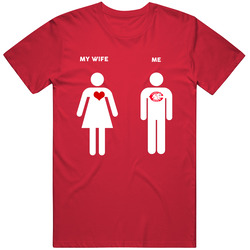 My Wife Then Me Cincinnati Baseball Fan T Shirt