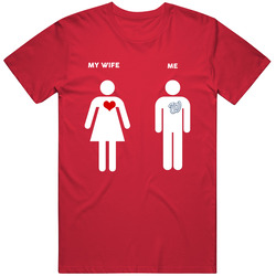 My Wife Then Me Washington Baseball Fan T Shirt