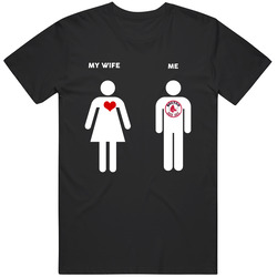 My Wife Then Me Boston Baseball Fan T Shirt