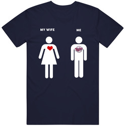 My Wife Then Me Minnesota Baseball Fan T Shirt
