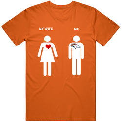 My Wife Then Me Denver Football Fan T Shirt