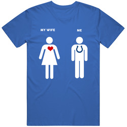 My Wife Then Me Indianapolis Football Fan T Shirt