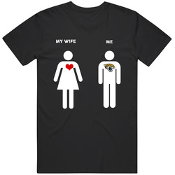 My Wife Then Me Jacksonville Football Fan T Shirt