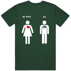 My Wife Then Me New York American Football Fan T Shirt