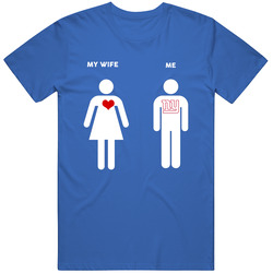 My Wife Then Me New York Football Fan T Shirt