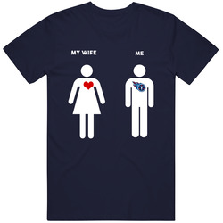 My Wife Then Me Tennessee Football Fan T Shirt