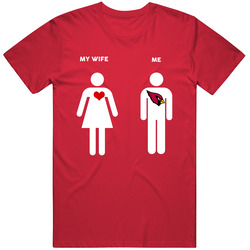 My Wife Then Me Arizona Football Fan T Shirt