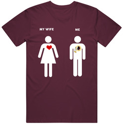 My Wife Then Me Washington Football Fan T Shirt