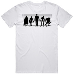 Monsters Universe Police Criminal Line-up Universal Movie Villains T S Monsters Universe Police Criminal Line-up Universal Movie Villains T S