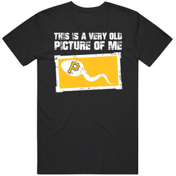 This Is A Very Old Picture Of Me Pittsburgh Baseball Fan T Shirt