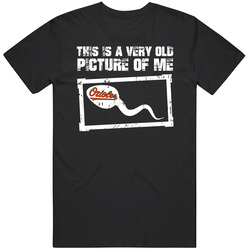 This Is A Very Old Picture Of Me Baltimore Baseball Fan T Shirt