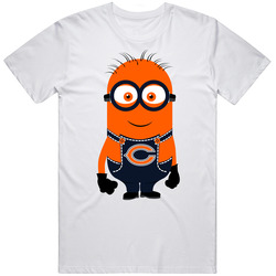 Chicago Football Minion Fan Team Color Game Day T Shirt