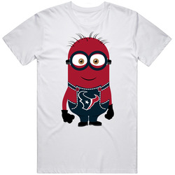 Houston Football Minion Fan Team Color Game Day T Shirt