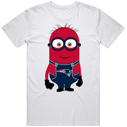 New England Football Minion Fan Team Color Game Day T Shirt