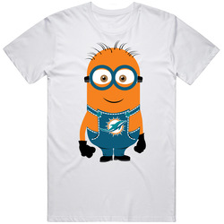 Miami Football Minion Fan Team Color Game Day T Shirt
