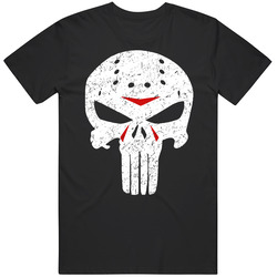Jason Voorhees Punisher Mask Mashup Parody Grunge Look Friday The 13th