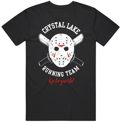 Camp Crystal Lake Running Team Jason Voorhees Mask Horror Movie Hallow