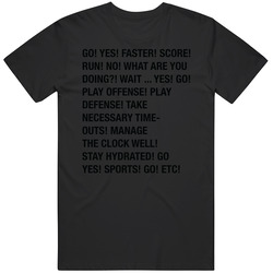 Go Yes Faster Score T Shirt