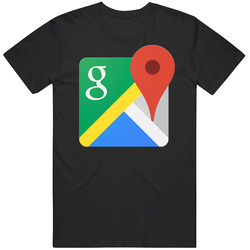 Google Maps App Halloween Unisex T Shirt