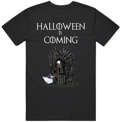 Halloween Is Coming Jack On Throne T Shirt