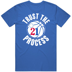 Trust The Process Joel Embiid 21 Philadelphia Basketball Team Player F