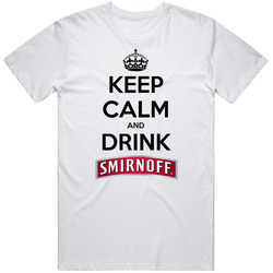 Keep Calm And Drink Smirnoff Vodka T Shirt