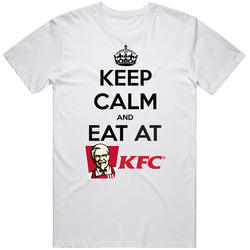 Keep Calm And Eat At Kentucky Fried Chicken T Shirt