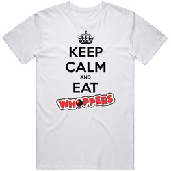 Keep Calm And Eat Whoppers Chocolate T Shirt